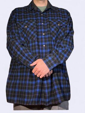 Bay Area Traders Long Sleeve Plaid Flannel